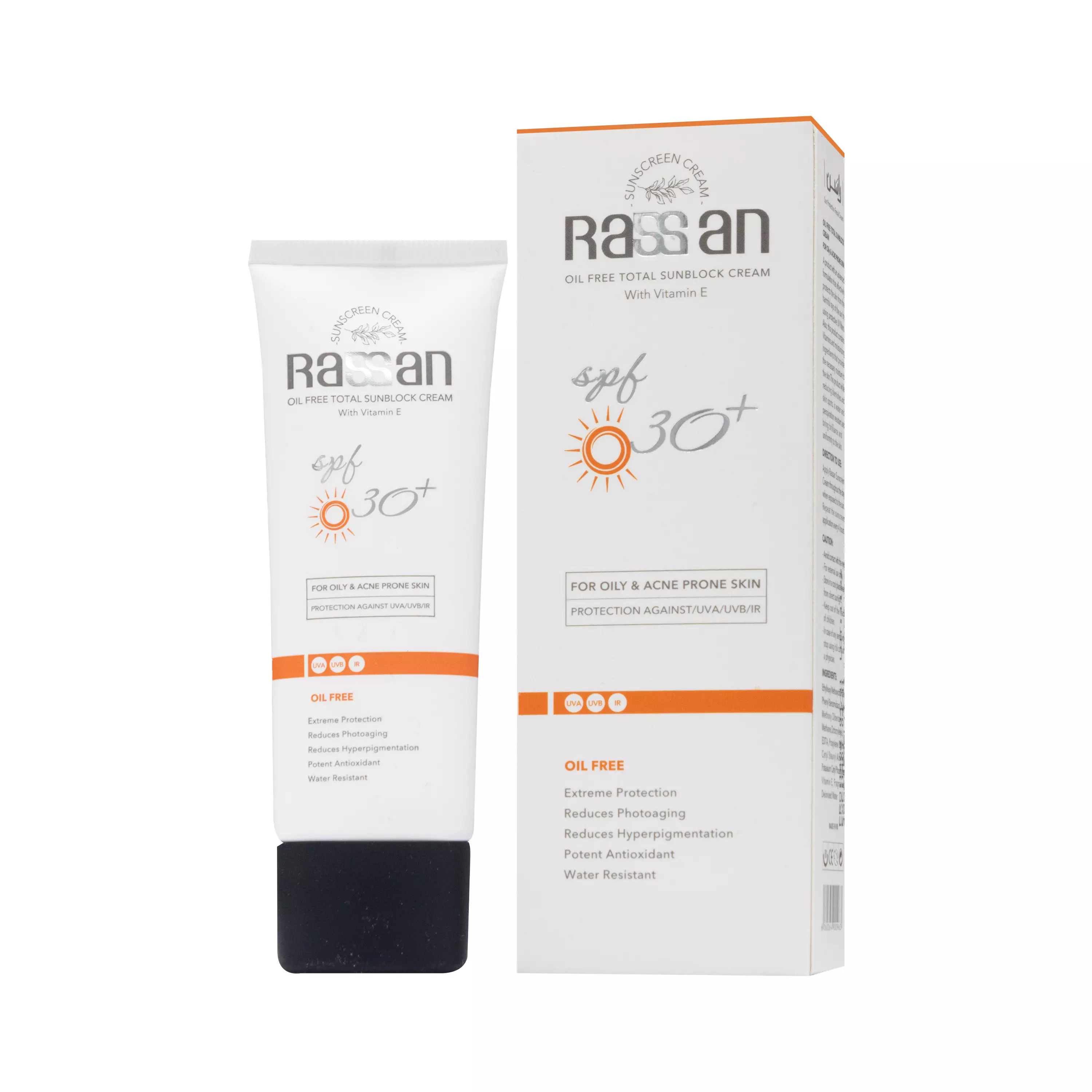 ضد آفتاب SPF30 پوست چرب راسن